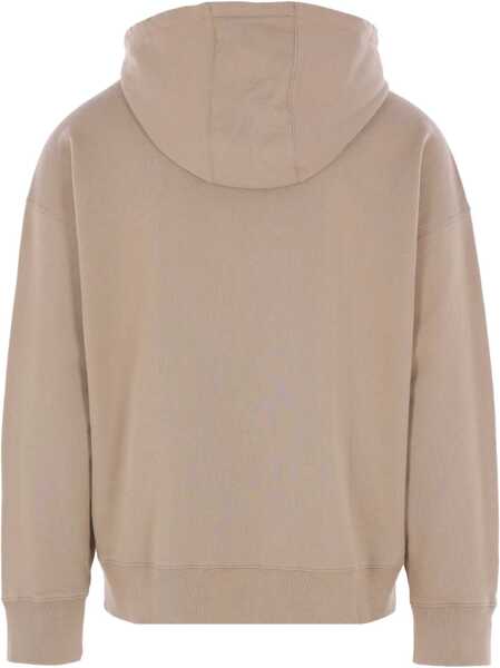 Bluze de trening MAISON KITSUN Fox Head Oversize Hoodie CONCRETE BEIGE Barbati (BM 19226765) 2