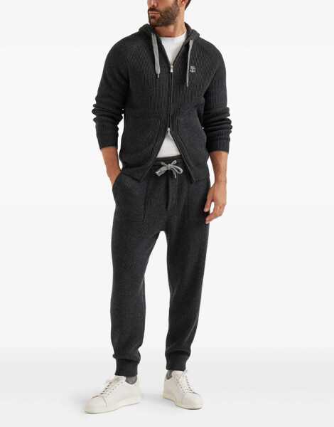 Pantaloni de trening Brunello Cucinelli Travelwear Joggers CARBONEGRIGIO SCURO Barbati (BM 19226804) 2