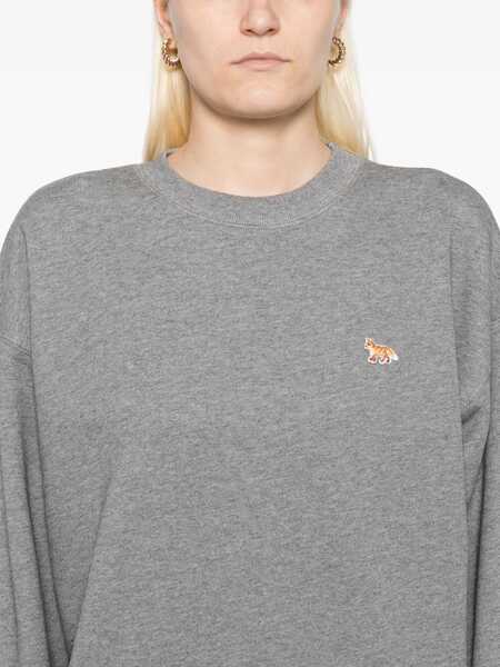 Bluze de trening MAISON KITSUN Baby Fox Comfort Sweatshirt MEDIUM GREY MELANGE Femei (BM 19226828) 5
