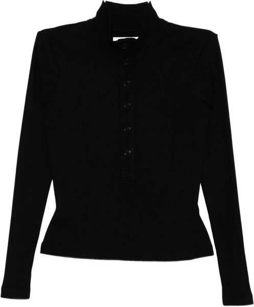 Pulovere casual CITIZENS OF HUMANITY Sheena Henley Longsleeve BLACK Femei (BM 19226846) 1