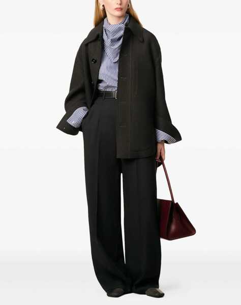 Camasi casual AMI Paris Wool Overshirt ANTHRACITE Barbati (BM 19227077) 2