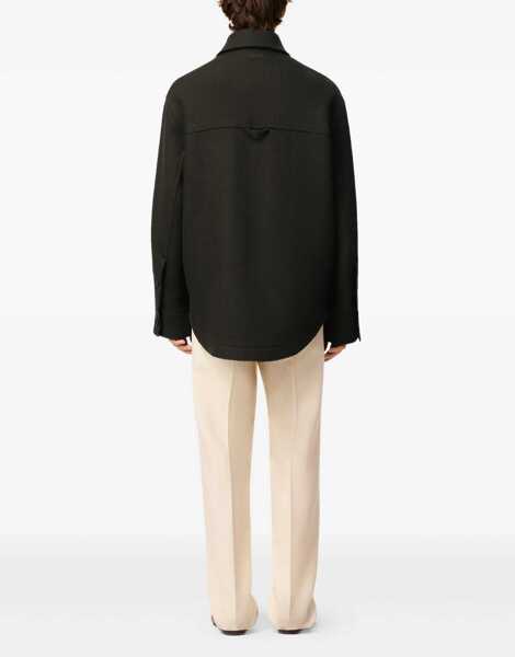 Camasi casual AMI Paris Wool Overshirt ANTHRACITE Barbati (BM 19227077) 3