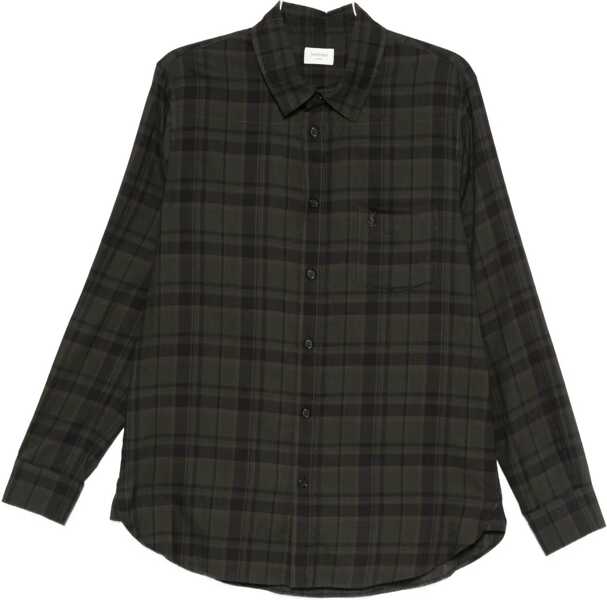 Camasi casual Saint Laurent Checked Shirt FALKLAND CHECKS OD Barbati (BM 19227092) 1