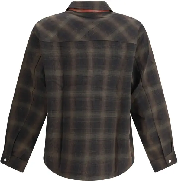 Camasi casual REPRESENT Bonded Reversible Check Shirt NERO Barbati (BM 19227101) 3