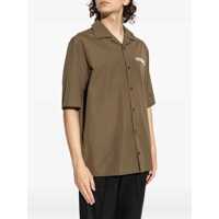Camasi Off-White pentru Barbati - Camasi casual Off-White Bowling Shirt in Poplin WHITE Barbati (BM 19227173) - B-mall.ro