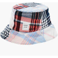 Caciuli Cotton Checked Bucket Hat Barbati