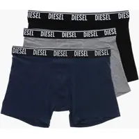 Lenjerie intima Set Of 3 Stretch Cotton Boxers With Logo Elastic Barbati