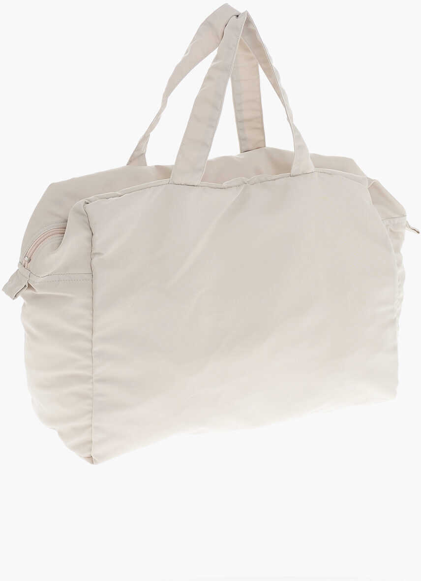 Genti de umar HONEY FUCKING DIJON Nylon Tote Bag With Frontal Logo Beige Barbati (BM 19227467) 2