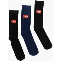 Sosete Cotton And Nylon Skm-Raythreepack-R 3 Pairs Socks With Monog Barbati