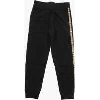 Pantaloni de trening Brushed Cotton Nolen Joggers With Checked Side Band Baieti