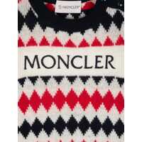 Imbracaminte pentru Baieti pagina 42 - Pulovere Moncler Argyle Motif Virgin Wool Crew-Neck Sweater Multicolor Baieti (BM 19227539) - B-mall.ro