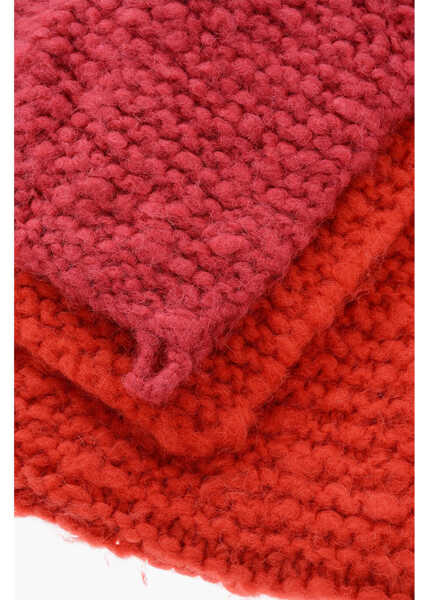 Esarfe DANIELA GREGIS Two-Tone Braided Scarf Red Femei (BM 19227551) 2