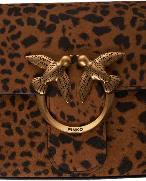 Genti de umar Pinko Shoulder bag Love One Slouchy Brown Femei (BM 19227614) 5