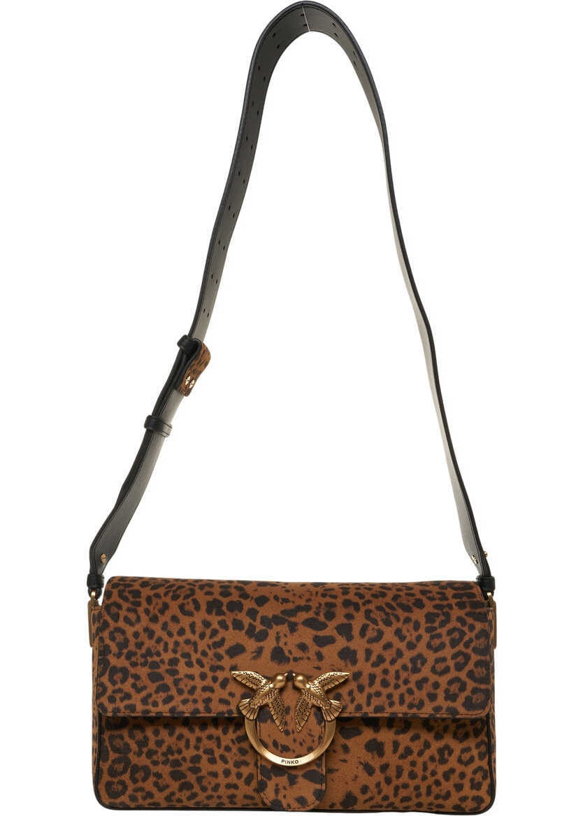 Genti de umar Pinko Shoulder bag Love One Slouchy Brown Femei (BM 19227614) 1