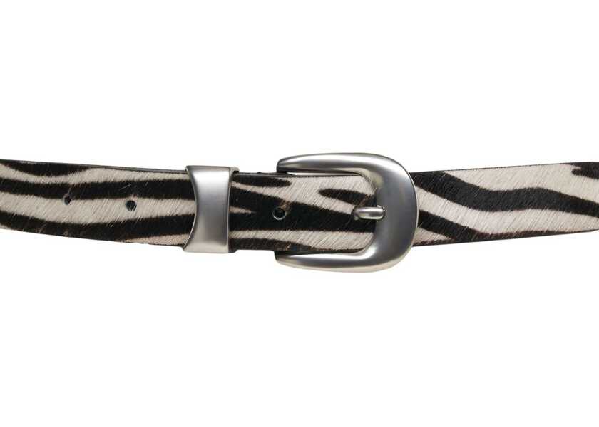 Curele GAVAZZENI Pony hair belt Zion White Femei (BM 19227620) 3