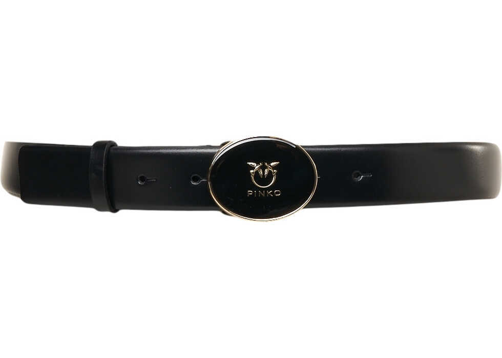 Curele Pinko Belt with logo buckle Black Femei (BM 19227665) 1