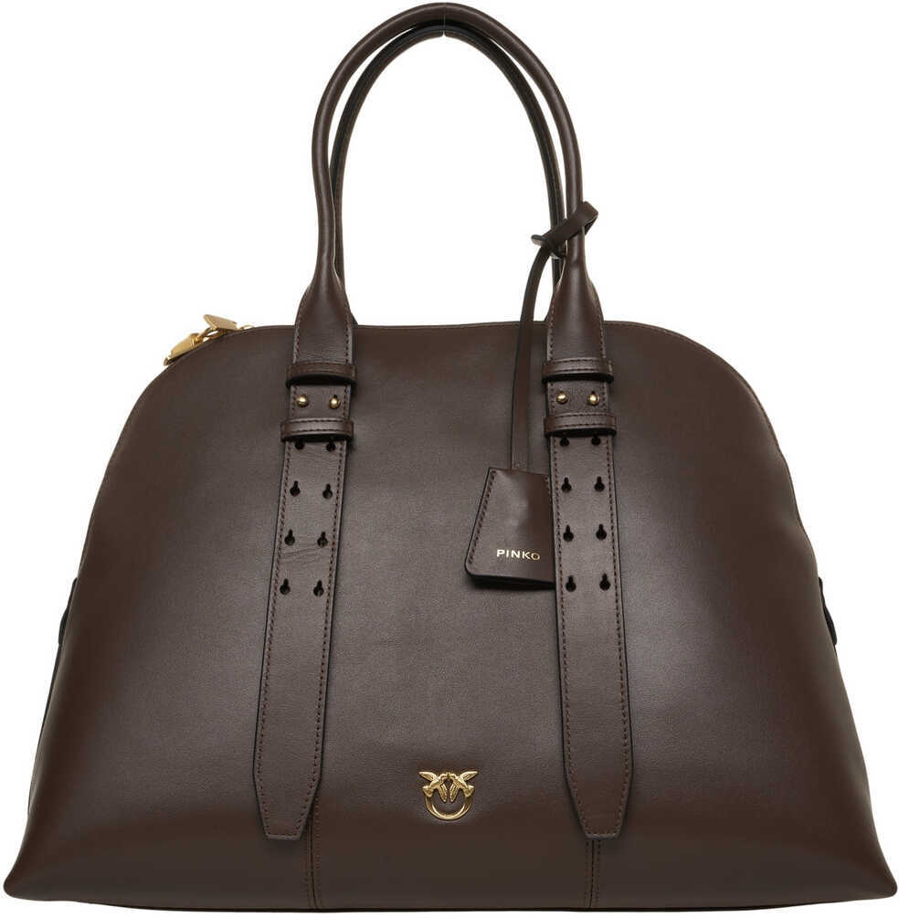 Genti de mana Pinko Bowling bag Escape Brown Femei (BM 19227671) 4