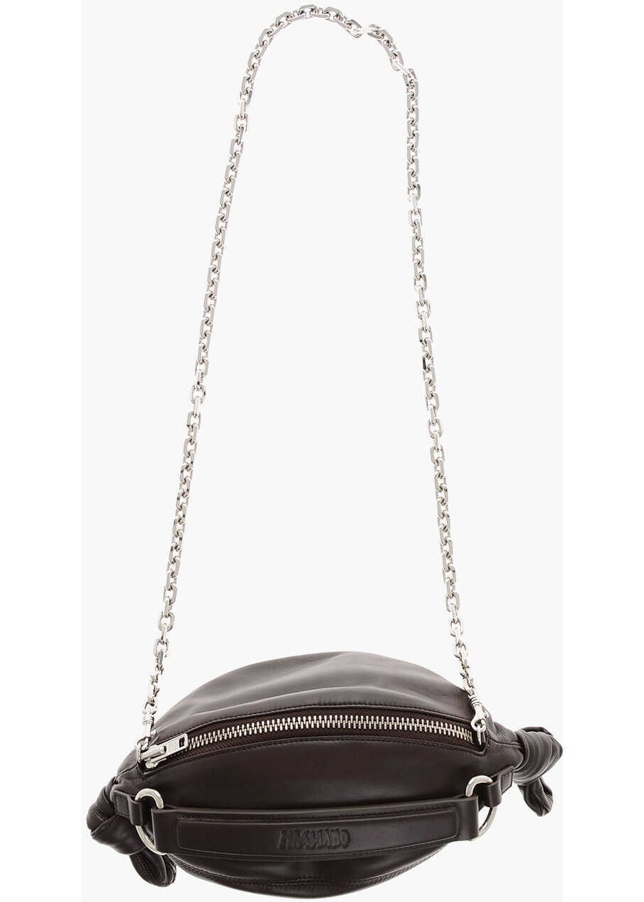 Borsete MAGLIANO Leather Candy Candy Bum Bag With Chain Brown Barbati (BM 19227902) 3