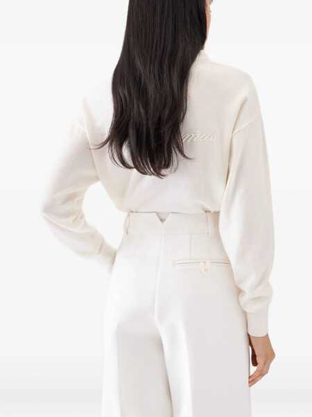Cardigane JACQUEMUS Merino wool Cardigan OFF-WHITE Femei (BM 19227992) 4