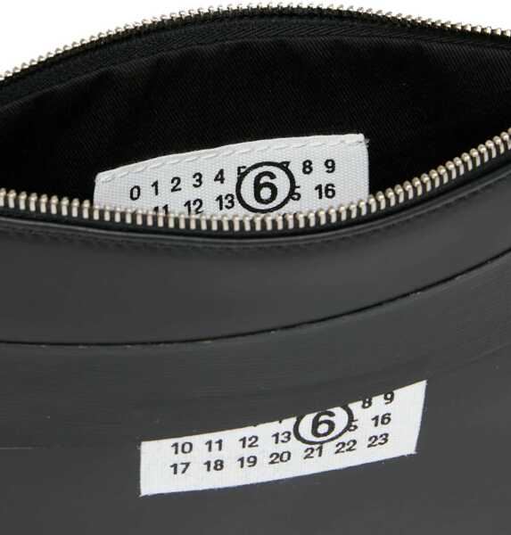Genti de mana MM6 Maison Margiela Leather Pouch BLACK Femei (BM 19228028) 4