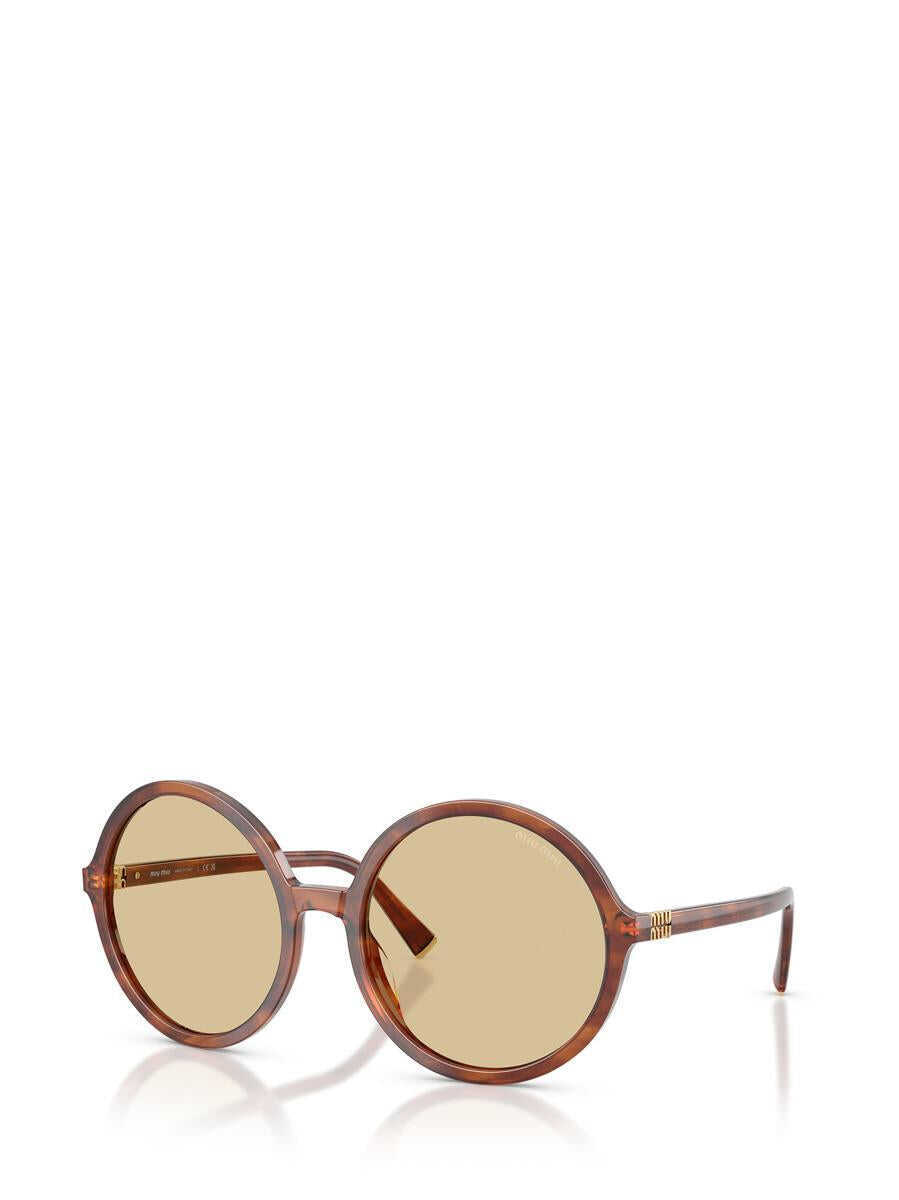 Ochelari de soare MIU MIU EYEWEAR Miu Miu Eyewear Sunglasses STRIPED TOBACCO Femei (BM 19228413) 2