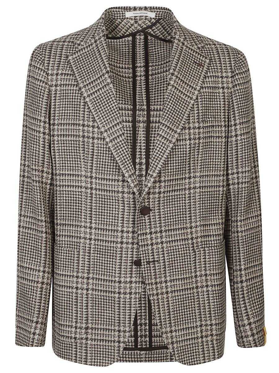 Geci Tagliatore Tagliatore Jacket BROWN Barbati (BM 19230072) 1