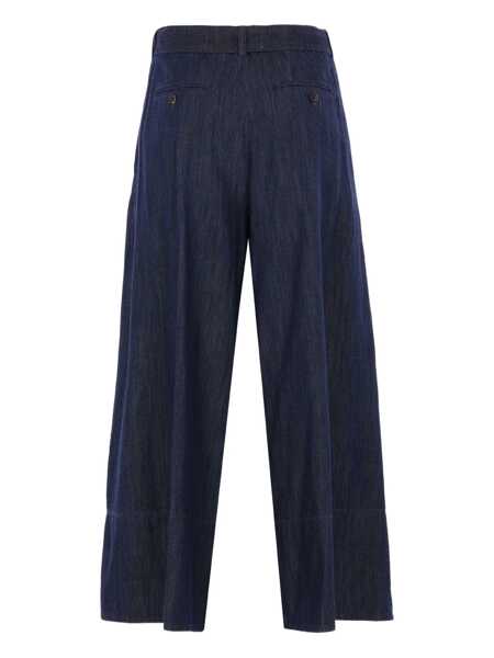 Pantaloni casual Max Mara S Max Mara Trousers BLUE Femei (BM 19230297) 2