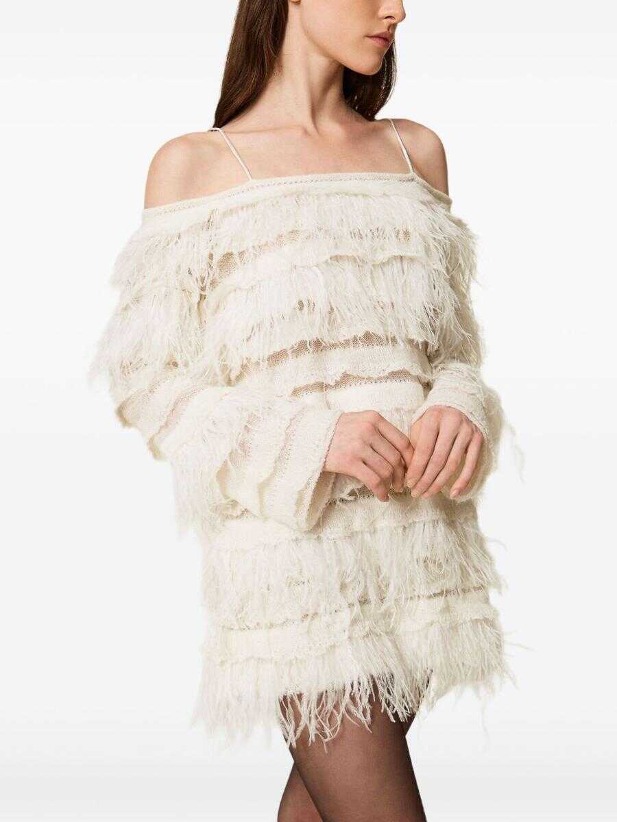 Pulovere TWINSET Twinset Sweaters White Femei (BM 19230357) 3