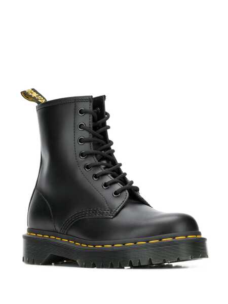 Bocanci Dr. Martens Dr. Martens Soft Leather Amphibian BLACK/SMOOTH Femei (BM 19230363) 2