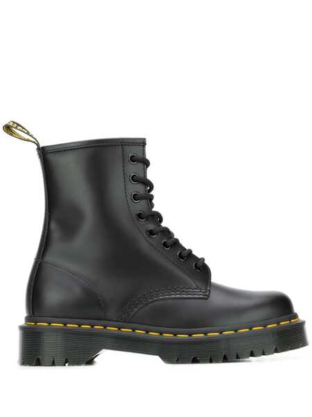 Bocanci Dr. Martens Dr. Martens Soft Leather Amphibian BLACK/SMOOTH Femei (BM 19230363) 1
