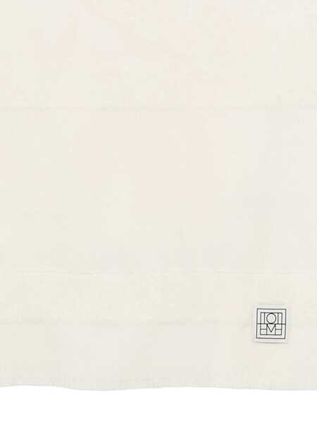 Esarfe TOTME TOTEME Wool Monogram Scarf WHITE Femei (BM 19230420) 2