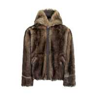 Pantaloni Yves Salomon Yves Salomon Hooded Lamb Fur Jacket Barbati