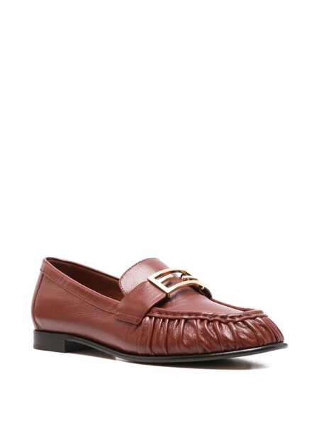 Mocasini Fendi Fendi Baguette Loafers BROWN Femei (BM 19231161) 2