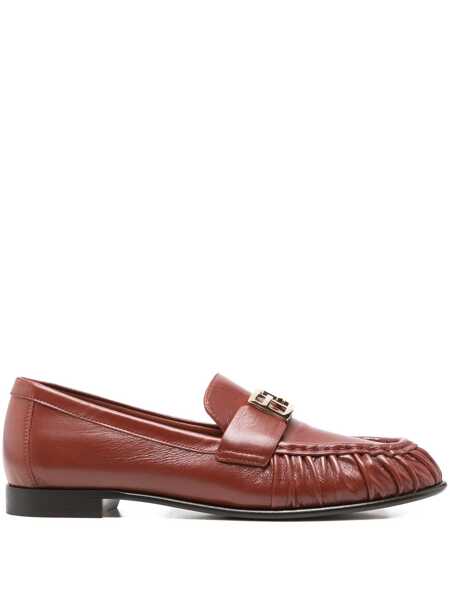 Mocasini Fendi Fendi Baguette Loafers BROWN Femei (BM 19231161) 1