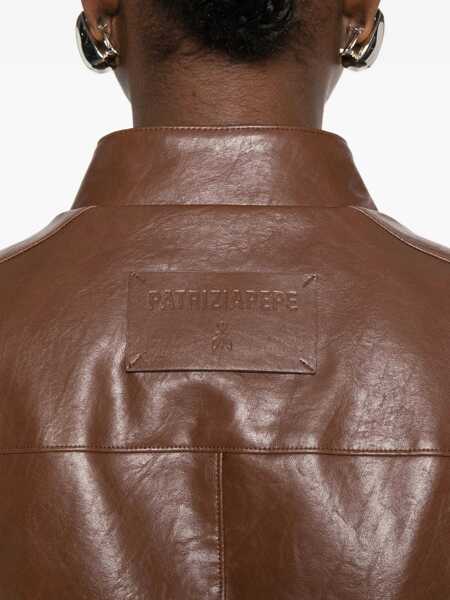 Geci Patrizia Pepe Patrizia Pepe Jacket EARTH BROWN Femei (BM 19231197) 5