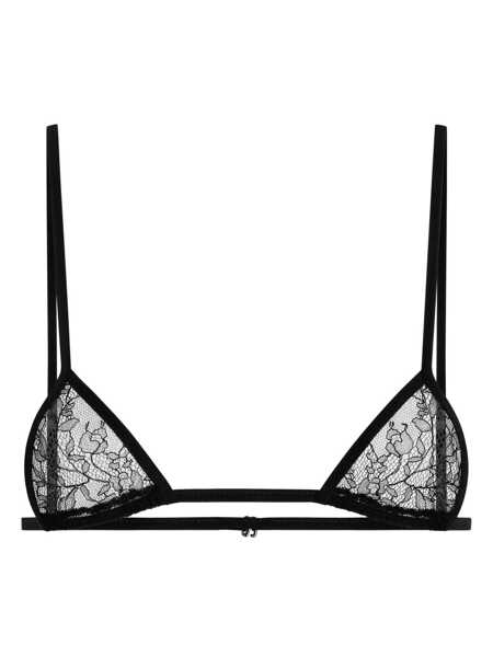 Sutiene Dolce & Gabbana Dolce & Gabbana Lace Triangle Bra Black Femei (BM 19231338) 1