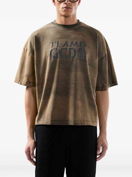 Tricouri GCDS Gcds Short-Sleeved T-Shirt GREY Barbati (BM 19231344) 3