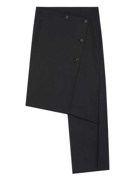 Fuste COURRGES Courrges Oblique Midi Skirt With Inserts Black Femei (BM 19231347) 1