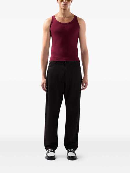 Blugi GCDS Gcds Sprayed Denim Trousers RED Barbati (BM 19231374) 2