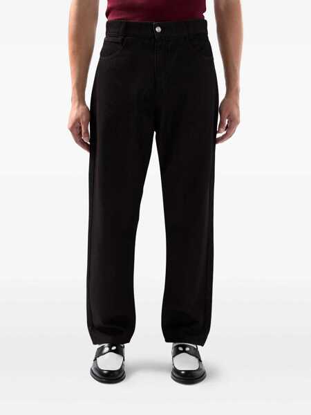 Blugi GCDS Gcds Sprayed Denim Trousers RED Barbati (BM 19231374) 3