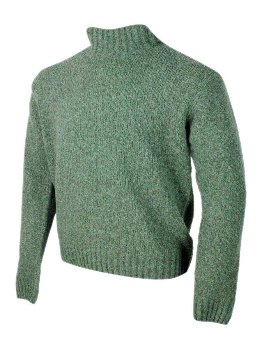 Pulovere 04651/ A TRIP IN A BAG 04651/ A Trip In A Bag Sweaters VERDE MISTLETOE Barbati (BM 19231647) 2