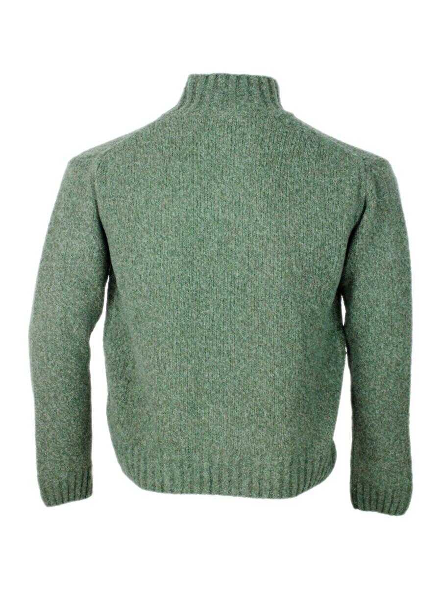 Pulovere 04651/ A TRIP IN A BAG 04651/ A Trip In A Bag Sweaters VERDE MISTLETOE Barbati (BM 19231647) 3