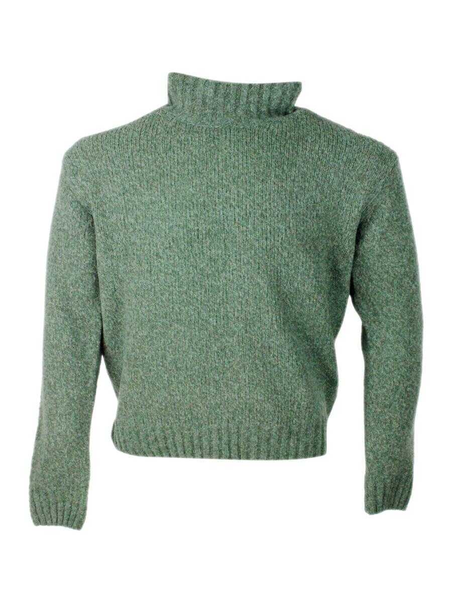 Pulovere 04651/ A TRIP IN A BAG 04651/ A Trip In A Bag Sweaters VERDE MISTLETOE Barbati (BM 19231647) 1