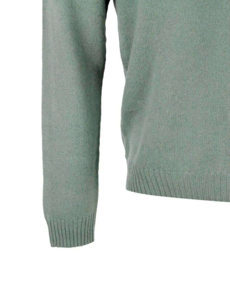 Pulovere 04651/ A TRIP IN A BAG 04651/ A Trip In A Bag Sweaters VERDE MISTLETOE Barbati (BM 19231659) 4