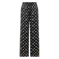 Pantaloni casual Casablanca Casablanca Silk Pants With Monogram Print Femei