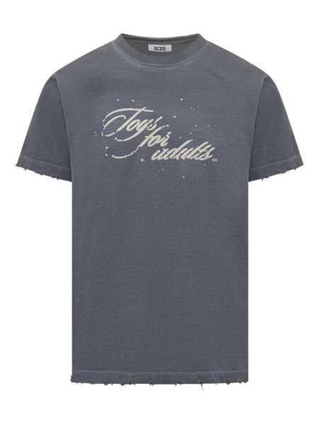 Tricouri GCDS Gcds Gcds Grey T-Shirt With Toys For Adults Print GREY Barbati (BM 19231728) 1