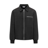 Geci Gcds Gcds Black Jacket With Embossed Logo Barbati
