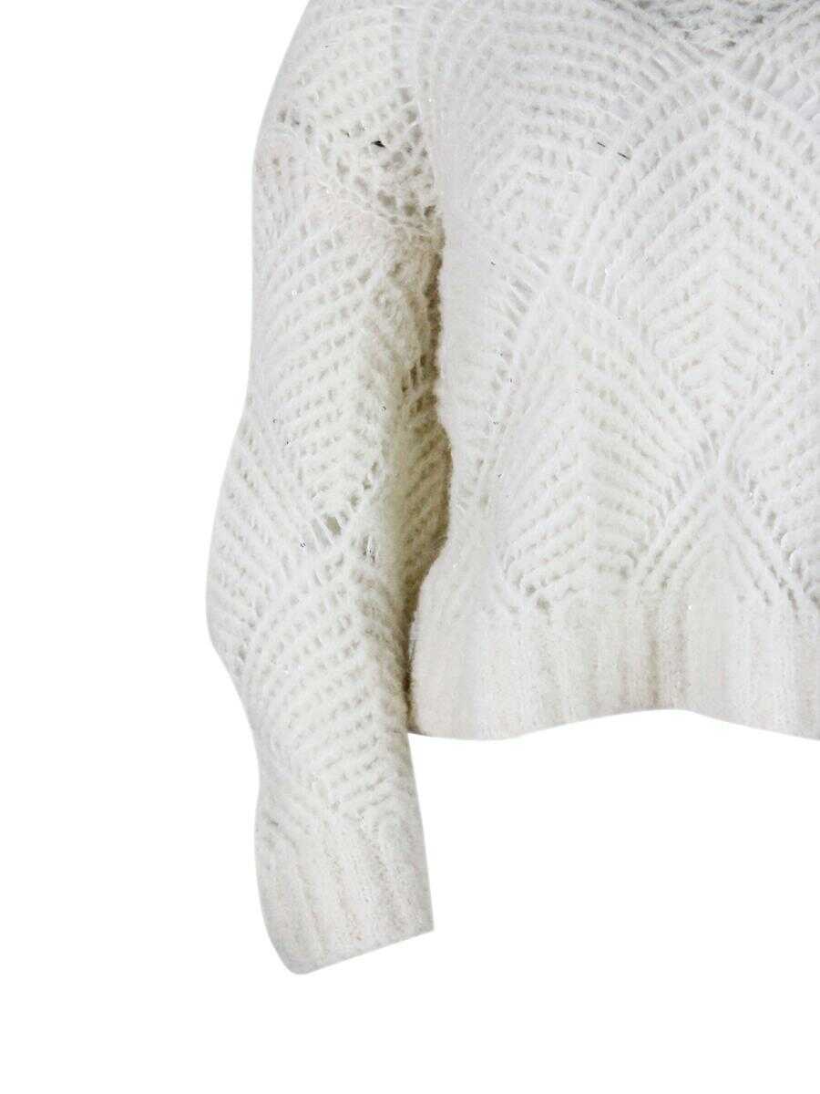 Pulovere ANTONELLI Antonelli Florence Sweaters WHITE Femei (BM 19231893) 4