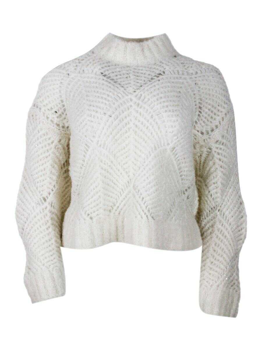 Pulovere ANTONELLI Antonelli Florence Sweaters WHITE Femei (BM 19231893) 1