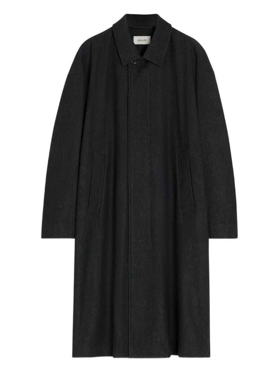 Paltoane LEMAIRE Lemaire Coat MU BLACK GREY MELANGE Barbati (BM 19232127) 1